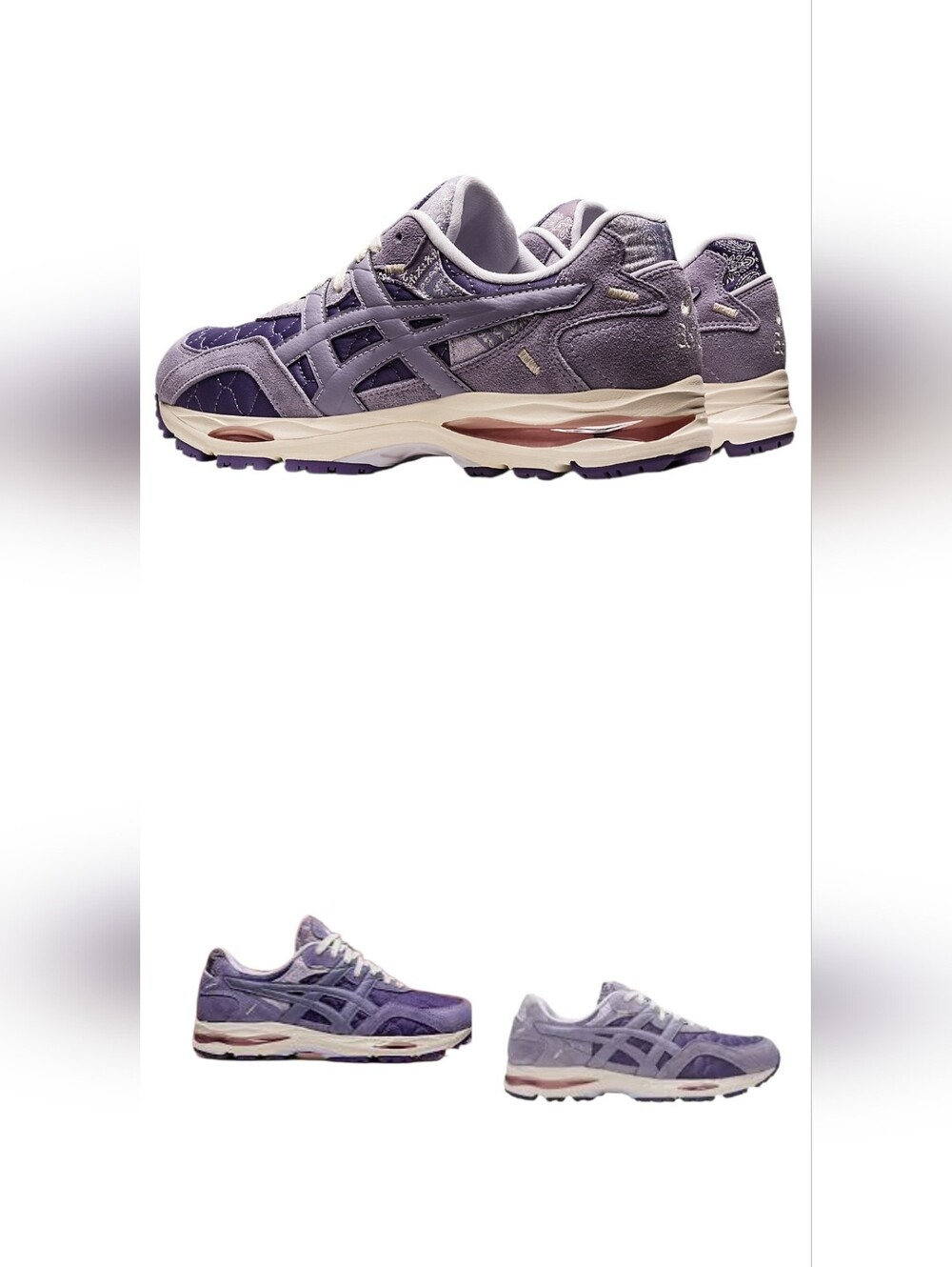 ASICS Lavender Paisley Accent Running Shoes